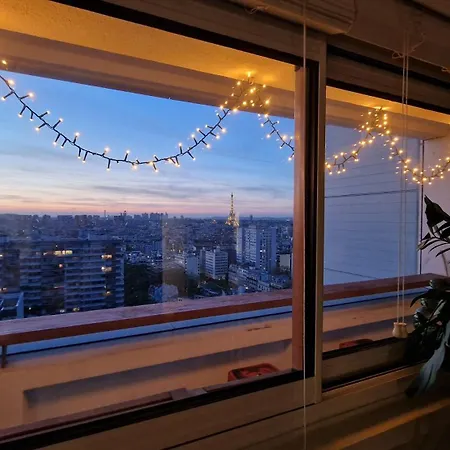 Vue Tour Eiffel - Piscine Privee Rooftop Paris