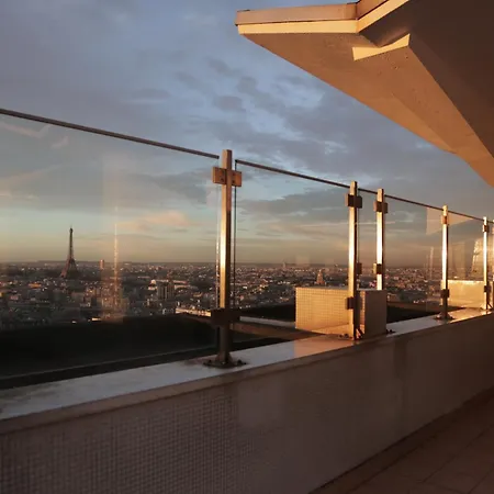 Appartement Vue Tour Eiffel - Piscine Privee Rooftop